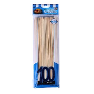 Palito brochette 25cm x100 unidades en bolsita AZUL