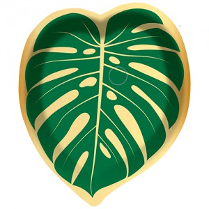 Plato hoja de palmera CHICO 17cm x6 unidades