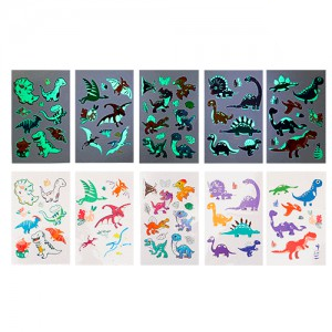 Tatuajes temporales DINO x5 unidades