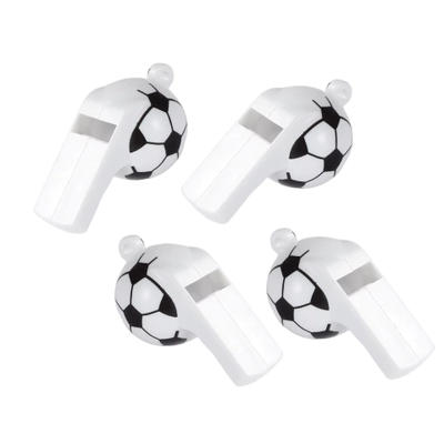 Silbato pelota futbol x10 unidades