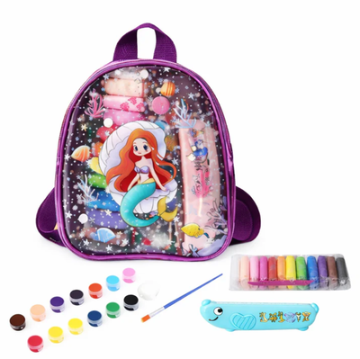 Mochila SIRENA incluye 7 artículos de librería