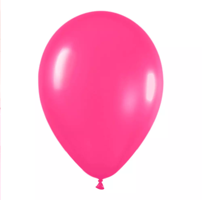 Globo fucsia 5" x5 unidades