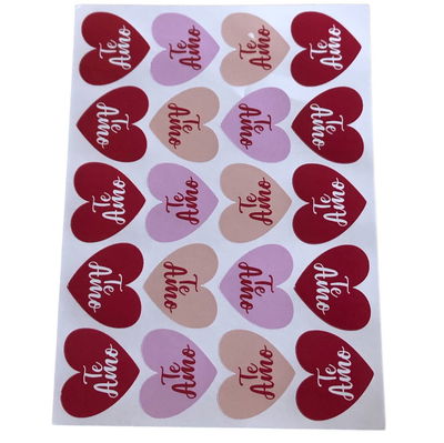 Stickers corazón Te Amo