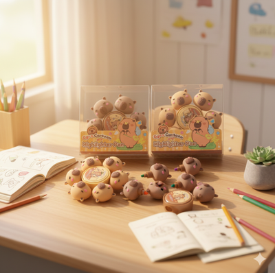 Resaltador capibara spinner 6 colores