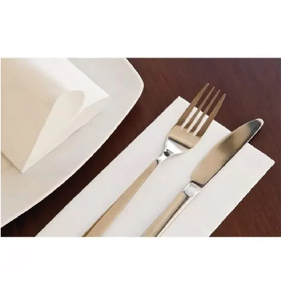 Servilleta de papel blanca simil tela x25 unidades 33x40cm