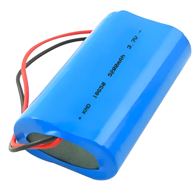 Pila x2 recargable 18650 5200mAh CON CABLE CONECTOR