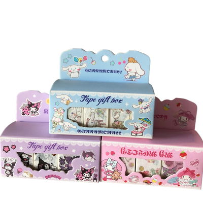 Rollo de cinta adhesiva decorativa SANRIO x4 unidades