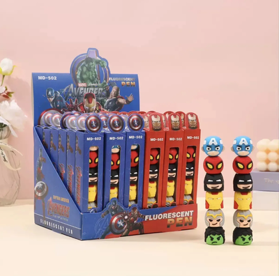 Resaltadores AVENGERS x6 colores