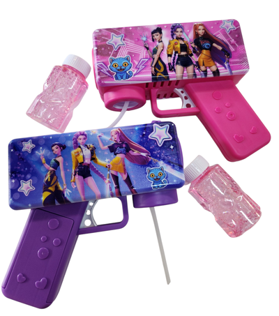 Pistola de burbujas GUERRERAS K-POP a pilas
