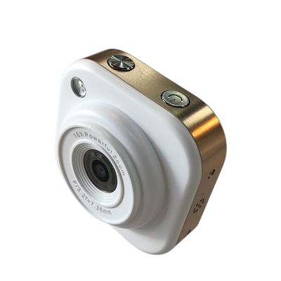 Mini cámara CHAMPAGNE fotográfica infantil recargable LUO 750mah con correa (LU-SY27)