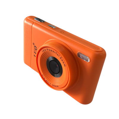 Cámara fotográfica infantil NARANJA recargable LUO 800mah (LU-SY28)