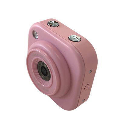 Mini cámara ROSA fotográfica infantil recargable LUO 750mah con correa (LU-SY27)
