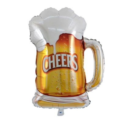 Globo jarra cerveza CHEERS BIRTHDAY 65x50cm aprox.