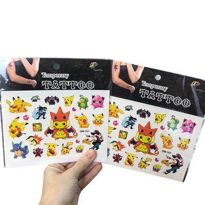 Tatuaje POKEMÓN surtido x1 plancha