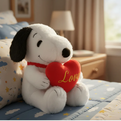 Peluche SNOOPY LOVE 30-35cm