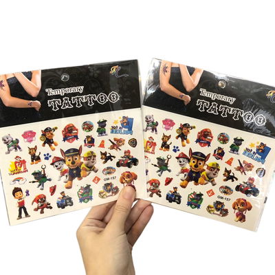 Tatuaje PAW PATROL surtido x1 plancha