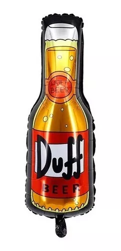 Globo cerveza botella DUFF 80cm aprox.