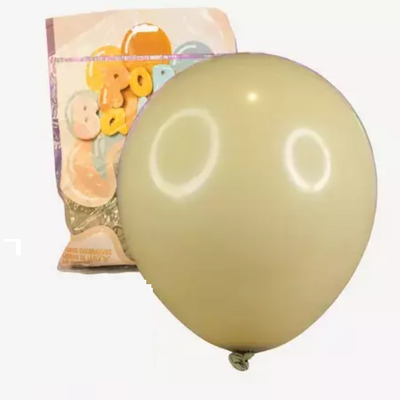 Globo almendra 12" x5 unidades