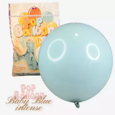 Globo baby blue 12" x5 unidades