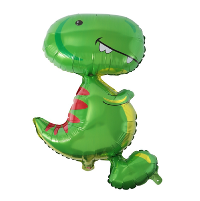 Globo dino baby verde y rojo 85cm