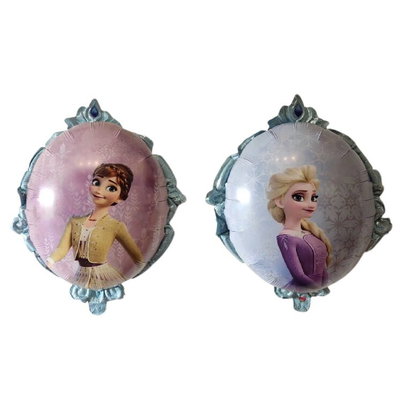 Globo frozen doble imagen Anna y Elza 55cm aprox.