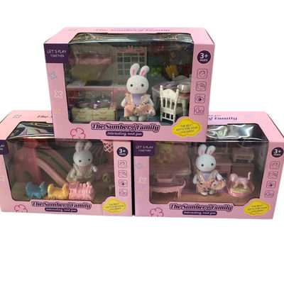 Set de conejita ternurita con accesorios MEDIANO