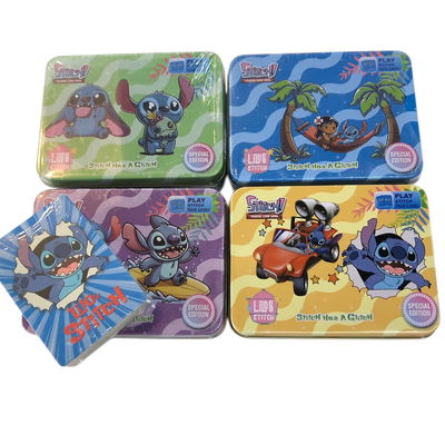 Carta stitch en lata metal chica