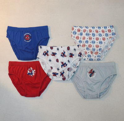 Calzoncillo SLIP spiderman talle 3 (122/128) x5 unidades (DSM7476)