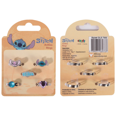 Anillito stitch x5 unidades (DLS7302)