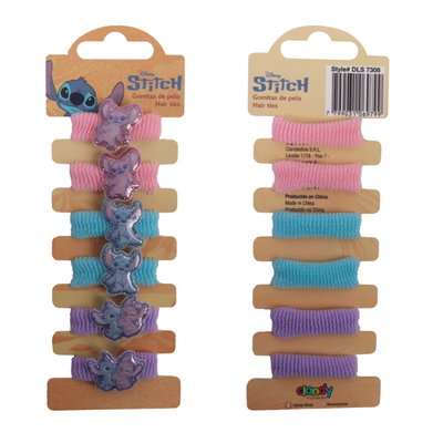 Colita de pelo stitch x6 unidades (DLS7308)