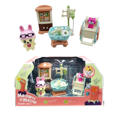 Set de conejita ternurita DOCTOR con accesorios