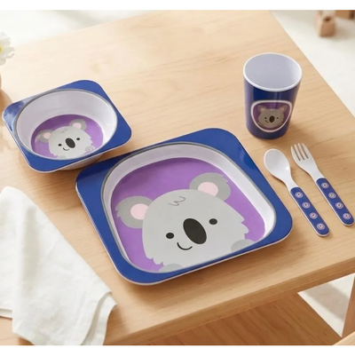 Set x5 unidades KOALA de melamina