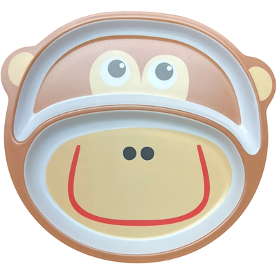 Plato con separadores MONO MARRON de melamina