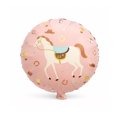 Globo caballito redondo ROSA 45cm aprox.