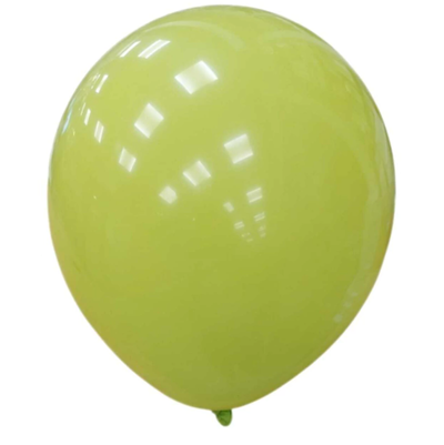 Globo verde limón INTENSE 12" x5 unidades