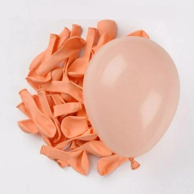 Globo naranja pastel 5" x5 unidades