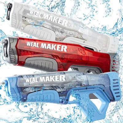 Pistola de agua automática con autocarga WEAL MAKER 40cm (667342B)