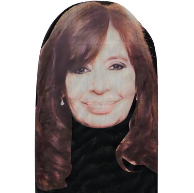 Máscara con imagen CRISTINA x1 unidad