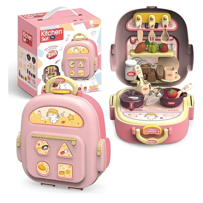 Mochila set de COCINA de plástico en caja KITCHEN SET 