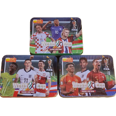 Cartas mundial 2026 en lata MEDIANA (3261)