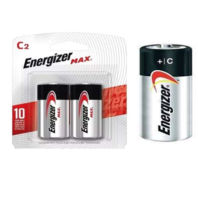 Pila ENERGIZER MAX C alcalina blister x2