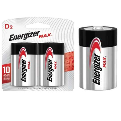 Pila ENERGIZER MAX D alcalina blister x2