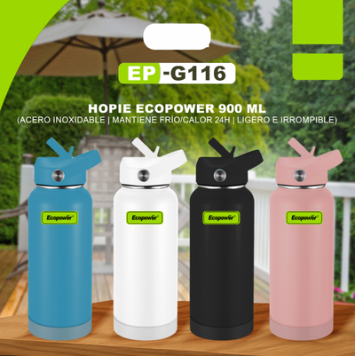Botella térmica de acero inoxidable con pico 900ml (EP-G116)