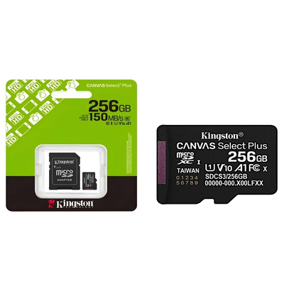 Memoria Kingston 256 GB CANVAS SELEC PLUS 150 MBS