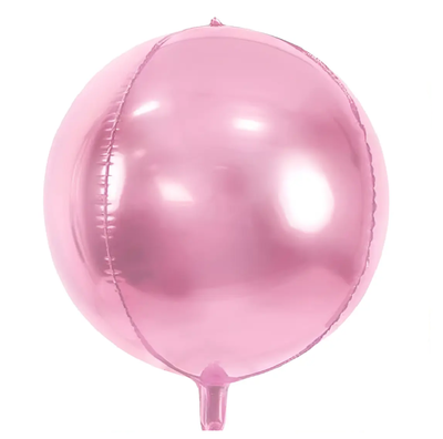 Globo esfera rosa bebé 18" x1 unidad