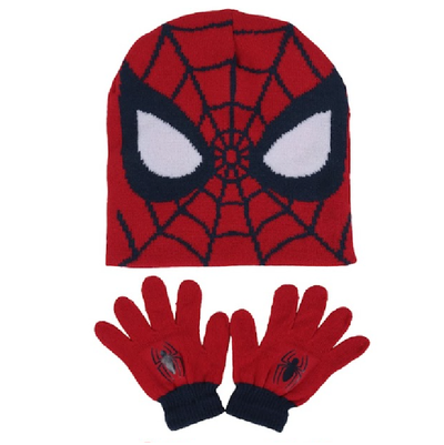 Set gorro + guantes spiderman (DSM8249)