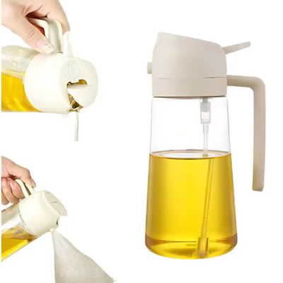Dispensador botella de aceite spray 2 en 1 470ml en caja