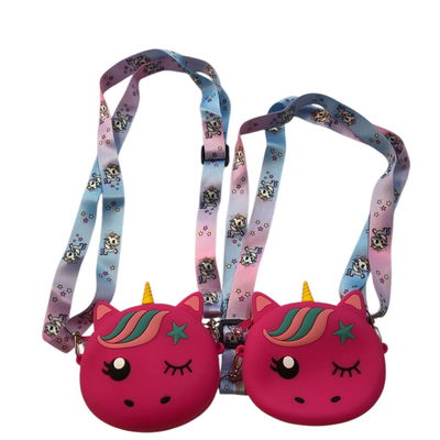 Cartera de silicona UNICORNIO