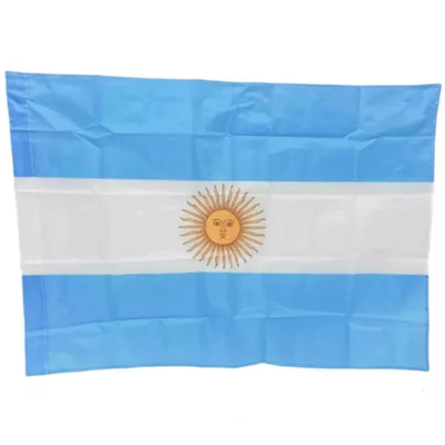 Bandera de Argentina CHICA 60x90cm aprox.