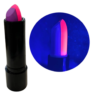 Labial flúo combinado VIOLETA/FUCSIA x1 unidad